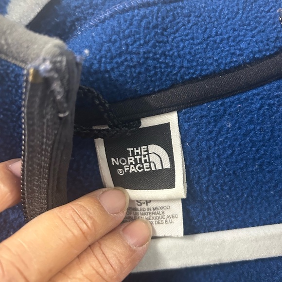 The North Face Hooded Blue Full Zip Womens Fleece Jacket, Size Small - Picture 9 of 12